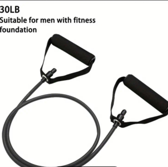 Home Fitness Revolution: 5-Level Adjustable Resistance Bands with Handles - Picture 7 of 7